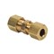 Thrifco Plumbing No. 62-C 1/2 Inch Lead-Free Brass Compression Coupling 4401063 - alternate 1